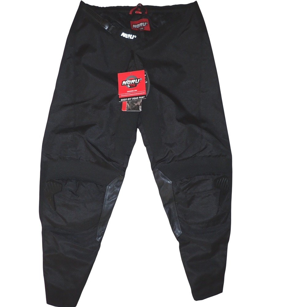 Noru Men's Sugo Off Road Pant Black Motocross MX Riding Gear Size 34 New